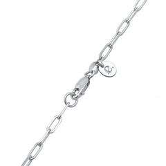 Elli 925 Sterling Silver Link Chain Necklace with Quartz 2004-BF-0007920-001
