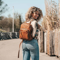 The Chesterfield Brand Cognac Backpack C58.030031