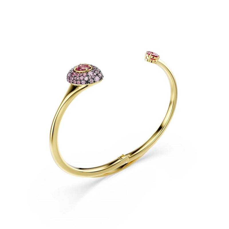 Swarovski Sublima Glam Armreif in Goldoptik mit roten Akzenten 5752896-zoom-