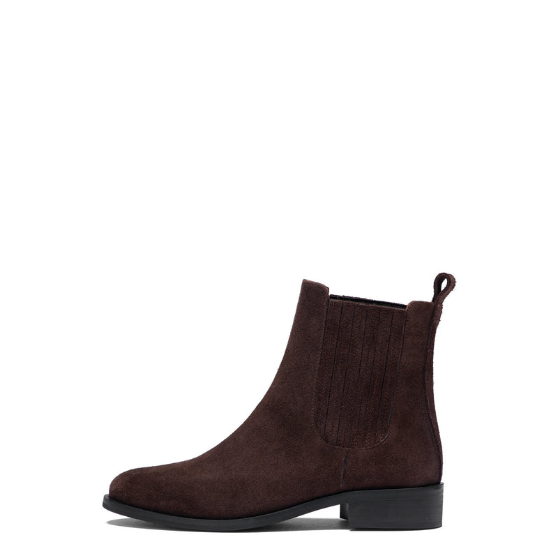 Isabel Bernard Vendôme Chey Braune Chelsea Boots aus Veloursleder IB53012-130-38-zoom-