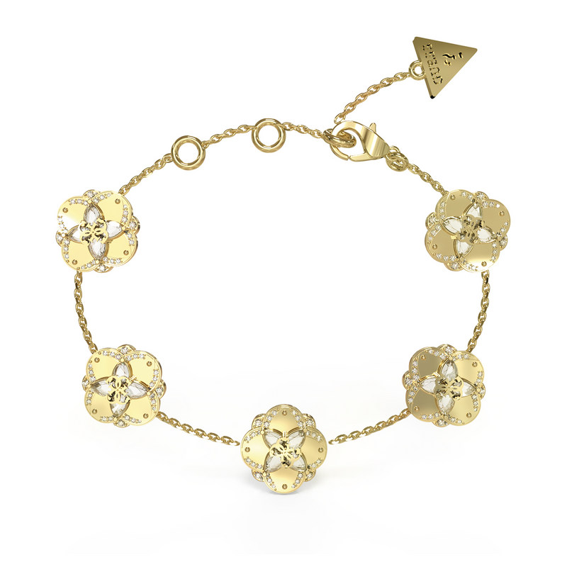 Guess Wild Flower Gold Bracelet JUBB05501JWYGS-zoom-