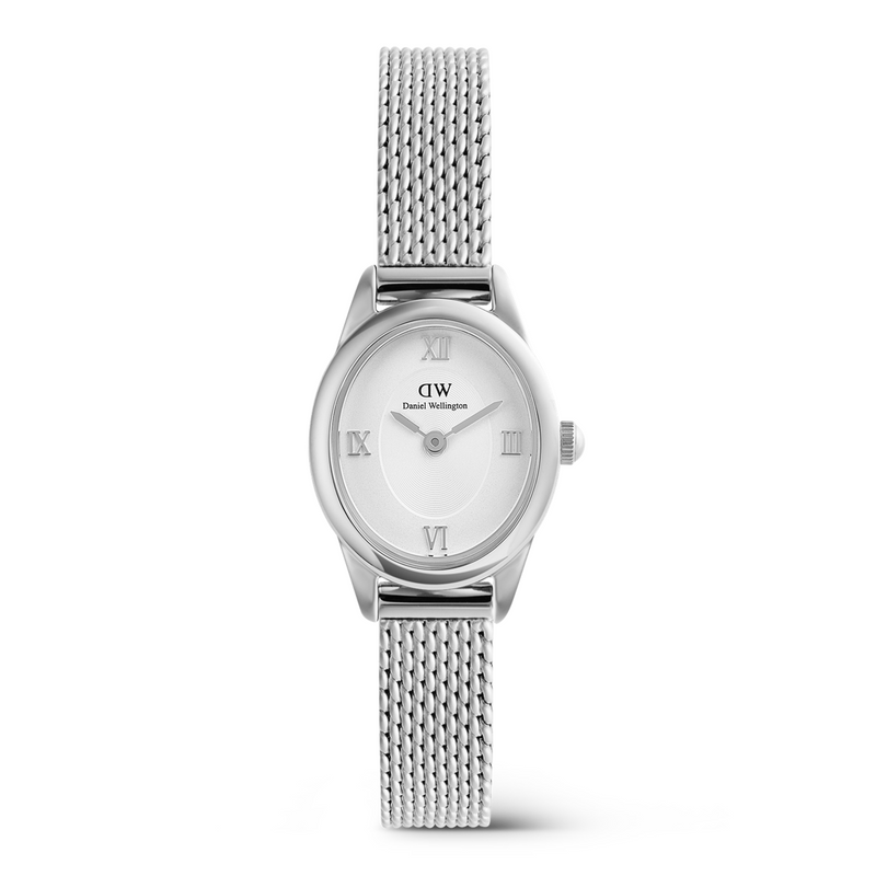 Daniel Wellington Ophelia Mini Mesh White Silver Damenuhr DW00100938-zoom-