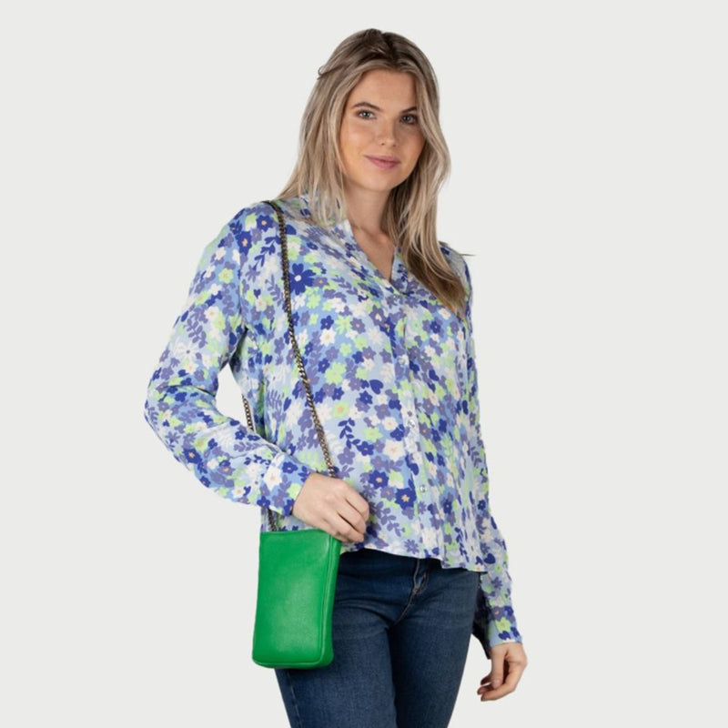 Cowboysbag Roxie Leder Handytasche Grün 3425-000927-zoom-