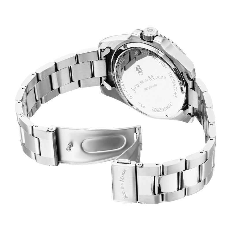 Jacques du Manoir Pro Scuba herren Uhr Silber JWG02802-zoom-