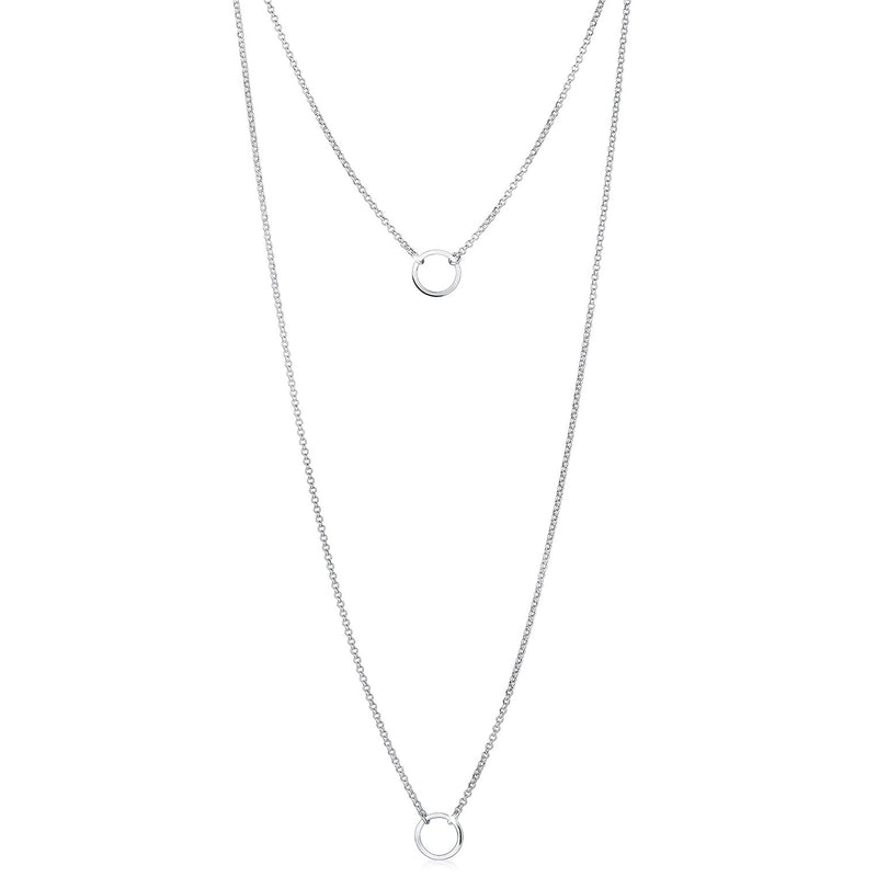 Elli 925 Sterling Silver Layered Link Chain Necklace 2004-BF-0007985-001-zoom-