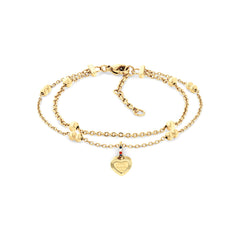 Tommy Hilfiger Stainless Steel Gold-coloured Women's Chain Bracelet TJ2781012