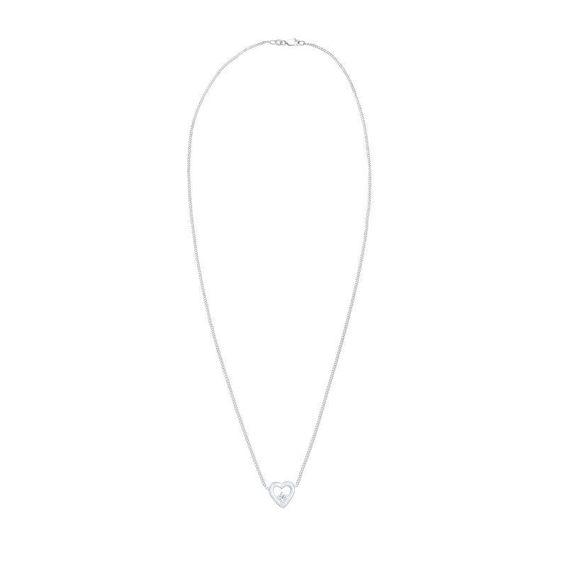 Elli 925 Sterling Silver Necklace with Diamond (0.03 ct) 2004-BF-0007592-001-zoom-