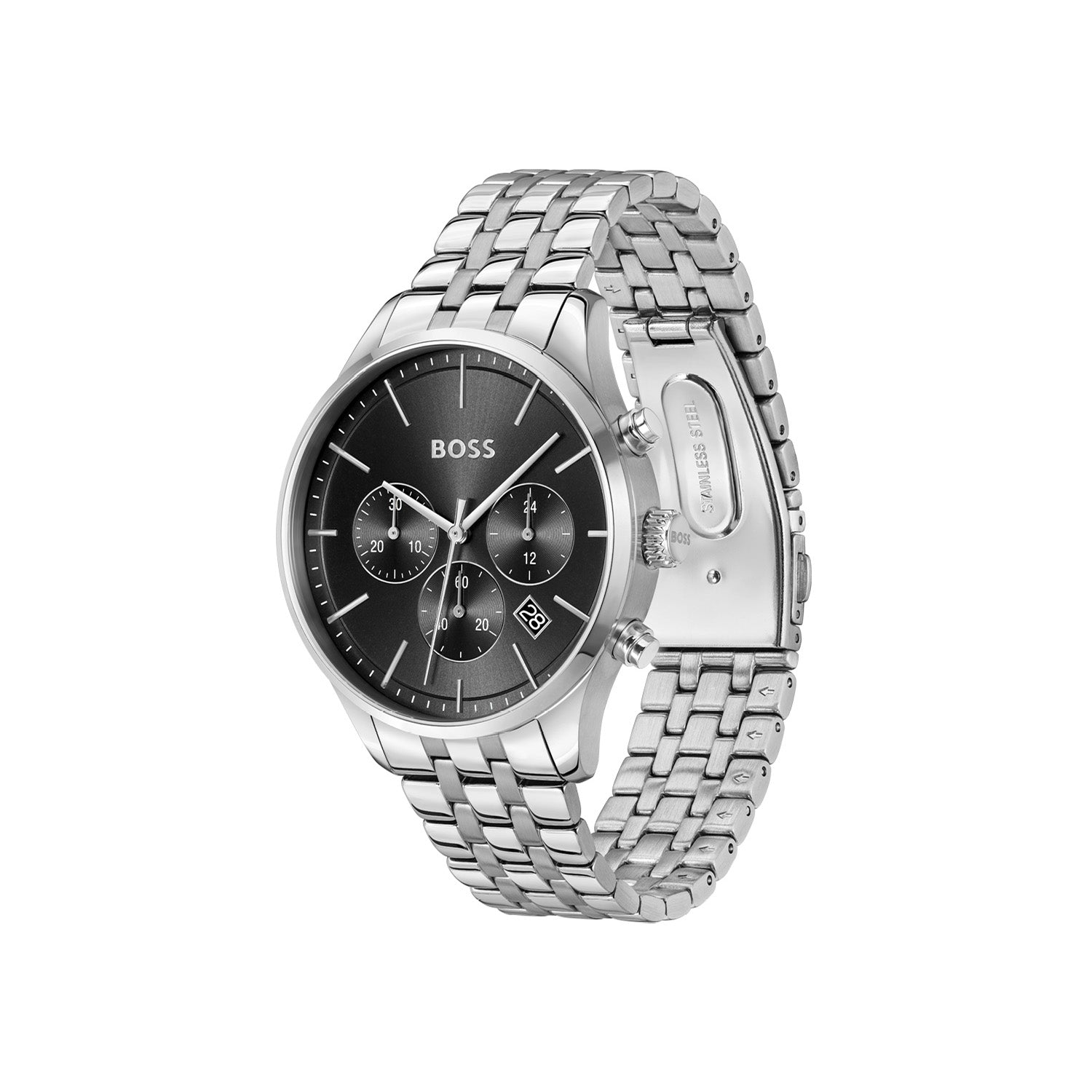 Hugo Boss AVERY Zwart Heren Horloge 2002-HB1514157