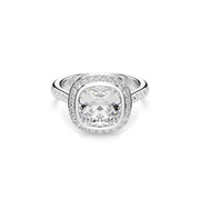 Swarovski Una Angelic Cushion Ring, silberfarben, 5758472