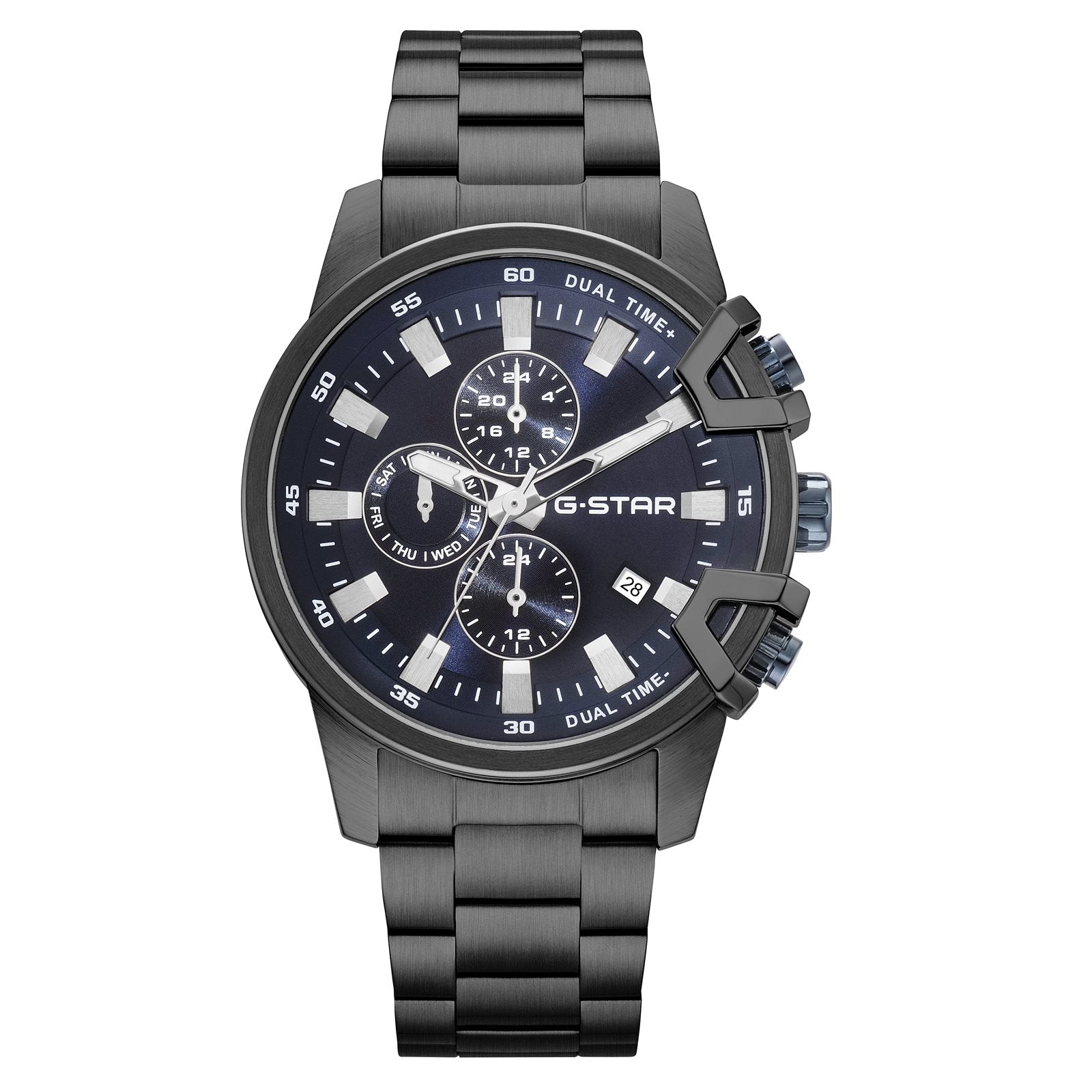 G-STAR Bend3D Black Men's Watch with Blue Dial GSW.505.05