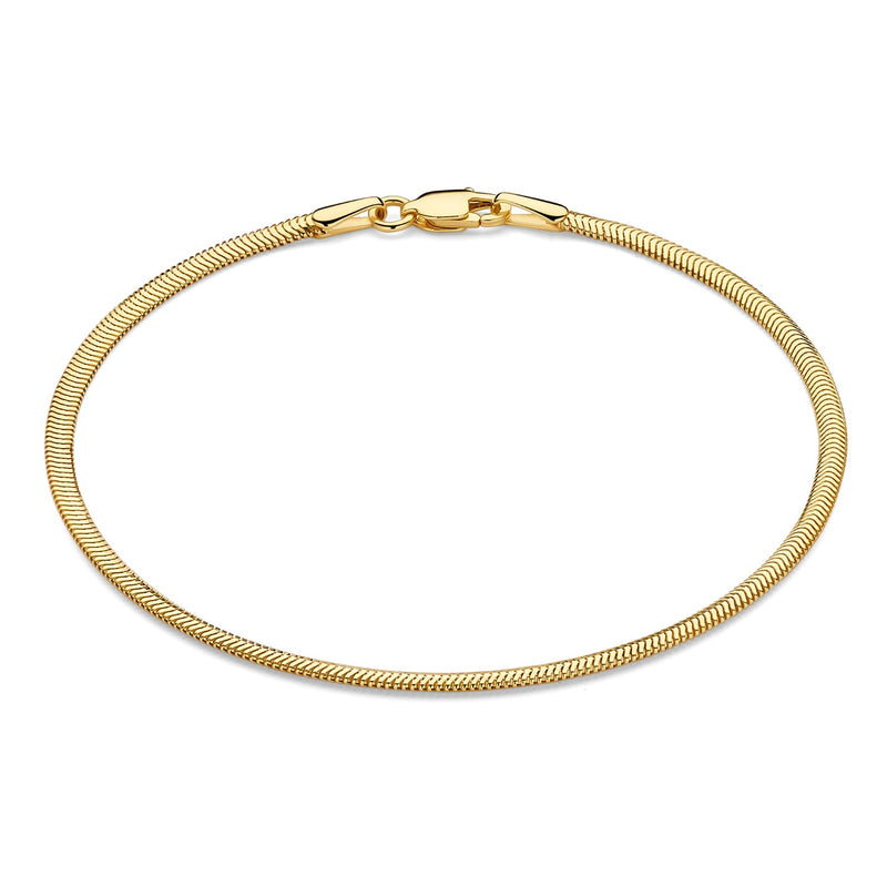Isabel Bernard Aidee Leontine 14 Karat Goldene Schlangenarmband IB320155-zoom-