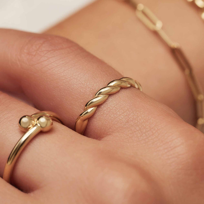 Isabel Bernard Rivoli Laurance 14 Karat | Gold Ring IB330098-48-zoom-