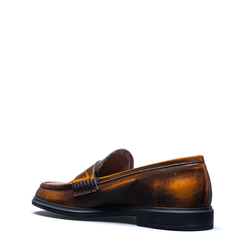 Isabel Bernard Vendôme Blandine cognacfarbene Spazzolato-Leder Loafer IB51015-636-35-zoom-