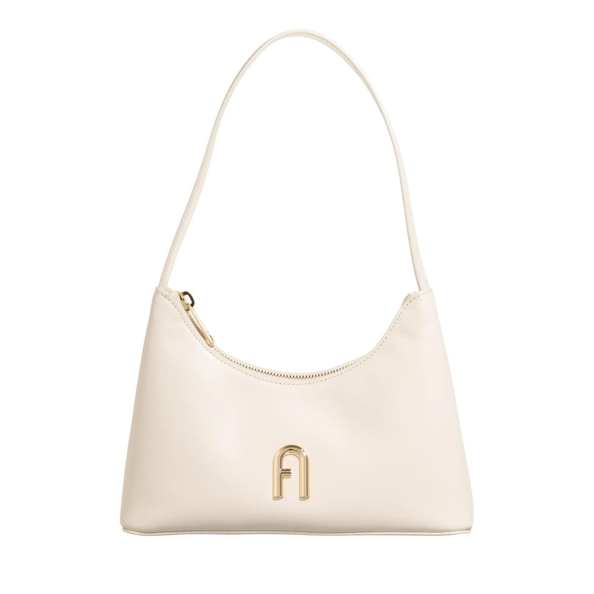 Furla Diamante White Leather Shoulder bag 2001-A0630121