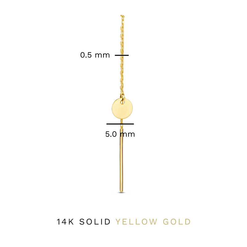 Isabel Bernard Le Marais Jeanne 14 Karat | Gold Drop Ohrringe IB360223-zoom-
