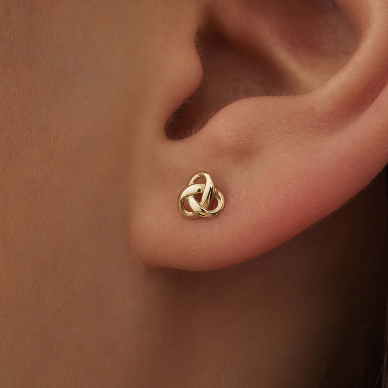 Isabel Bernard Rivoli Méline 14 Karat | Gold Ohrstecker IB360221-zoom-
