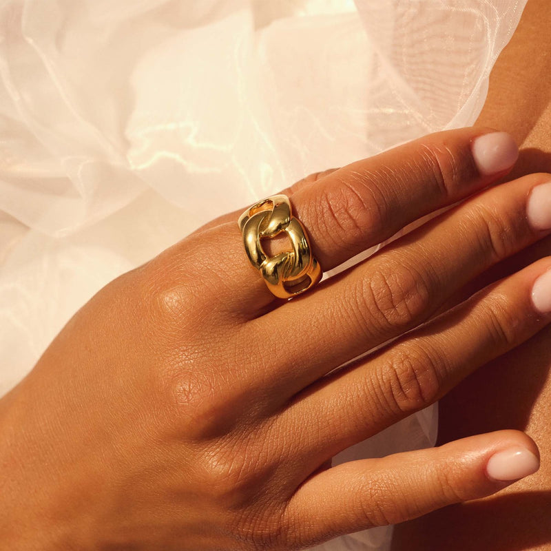 Parte Di Me Bibbiena Poppi Adriane 925 Sterling Silver Gold Plated Ring PDM33069-60-zoom-