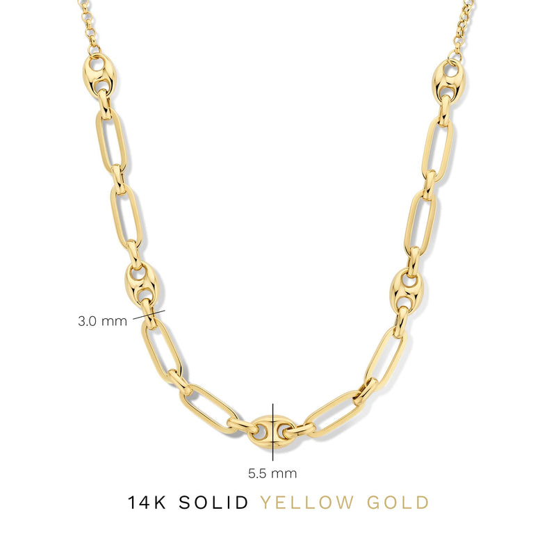 Isabel Bernard Aidee Demie 14 Karat | Gold Halskette IB340117-zoom-