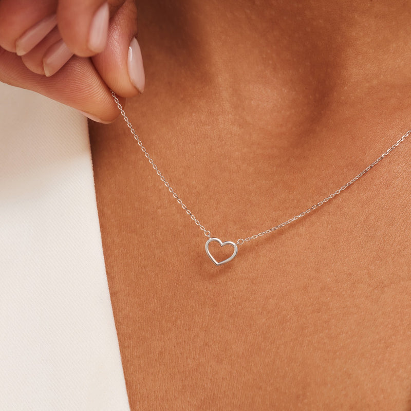 Isabel Bernard Cadeau d'Isabel 14 Karat | Weißgold Halskette und Armband Geschenksets IB90059-zoom-