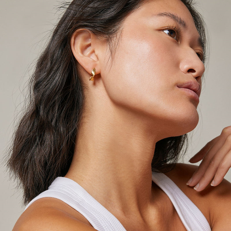 ENAMEL Copenhagen damen Ohrringe 750 Vergoldung E343GM-zoom-