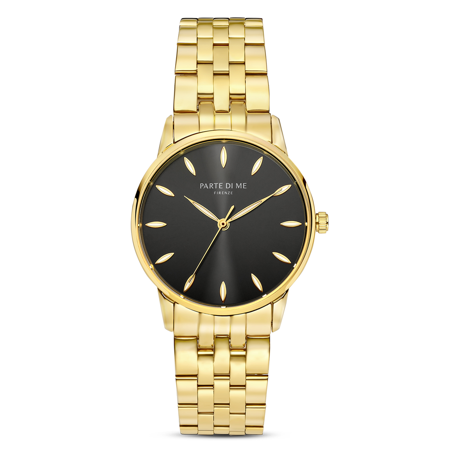Parte Di Me Orologio round ladies watch gold coloured and black PDM09044