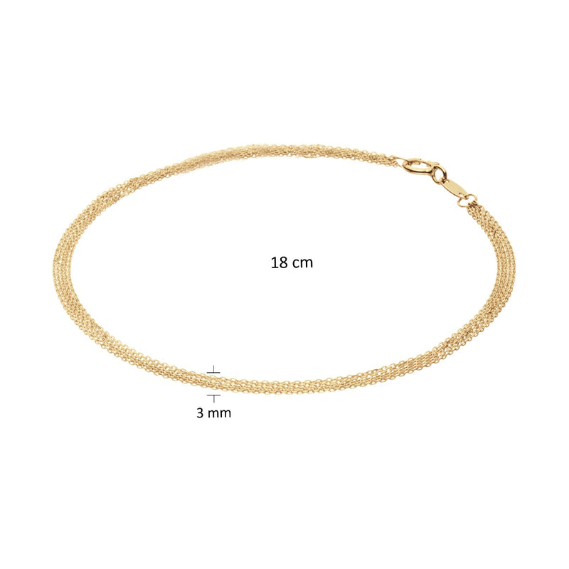 Jackie Gold damen Armband 585 Gold JKB24.412-zoom-