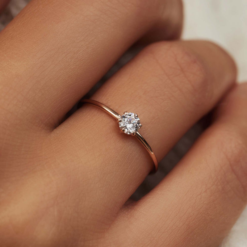 Isabel Bernard La Concorde Abelle 14 Karat | Roségold Ring IB330025-48-zoom-