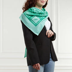 Lala Berlin Green Cashmere Scarf 2001-A0583319