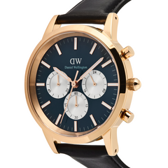 Daniel Wellington Iconic Chronograph Blue Arctic Men's Watch DW00100877