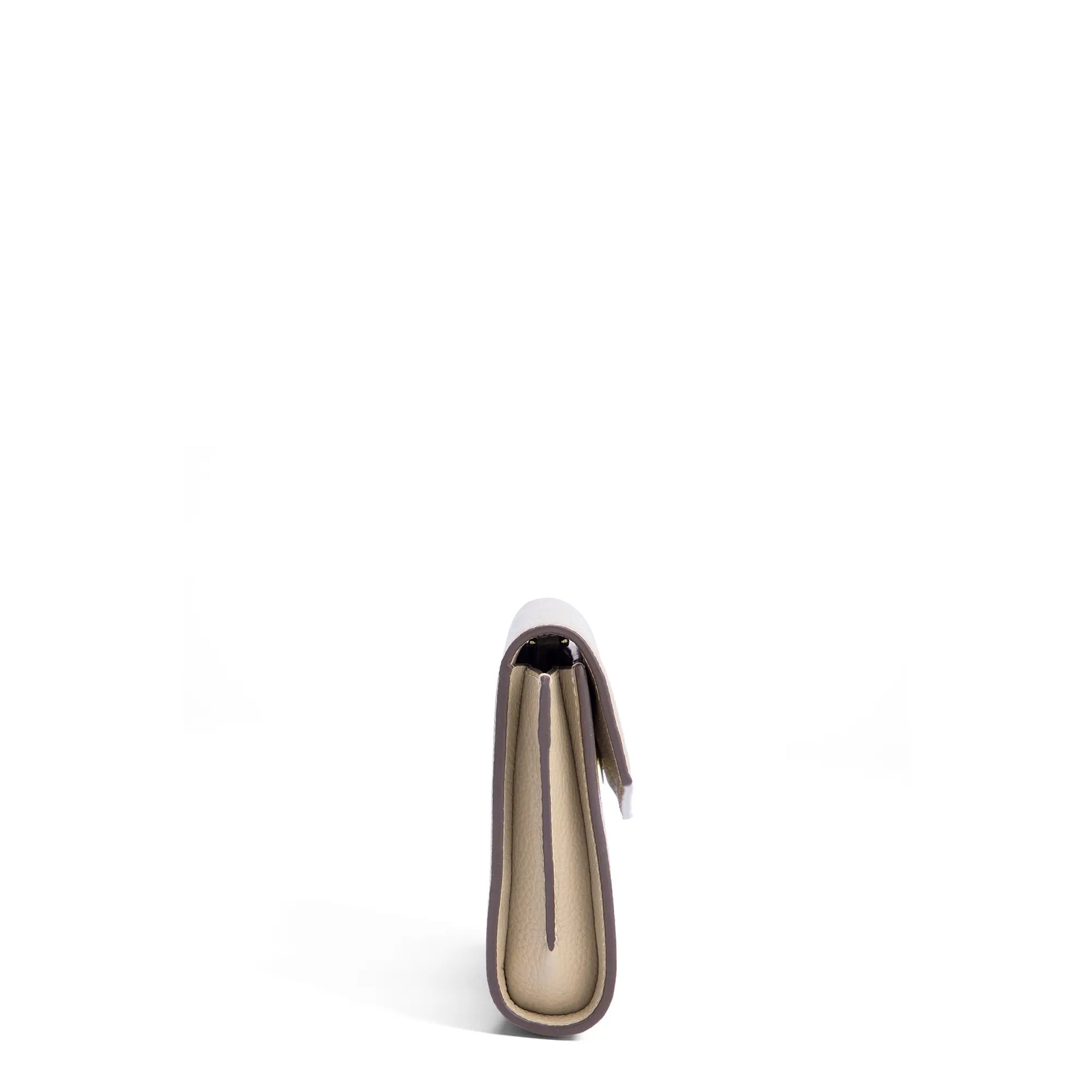 Isabel Bernard Honoré Lina Beige Clutch With Detachable Shoulder Chain IB21135-072