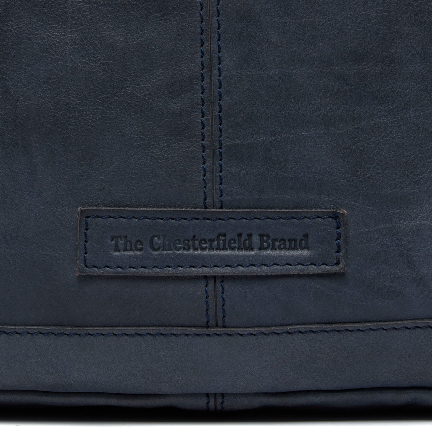 The Chesterfield Brand Ontario Blue Leather Shopper C38.019810