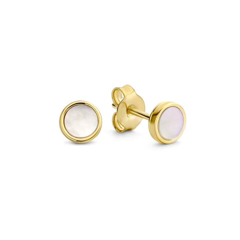 Isabel Bernard Belleville Nova 14 Karat | Gold Ohrstecker IB360038-zoom-