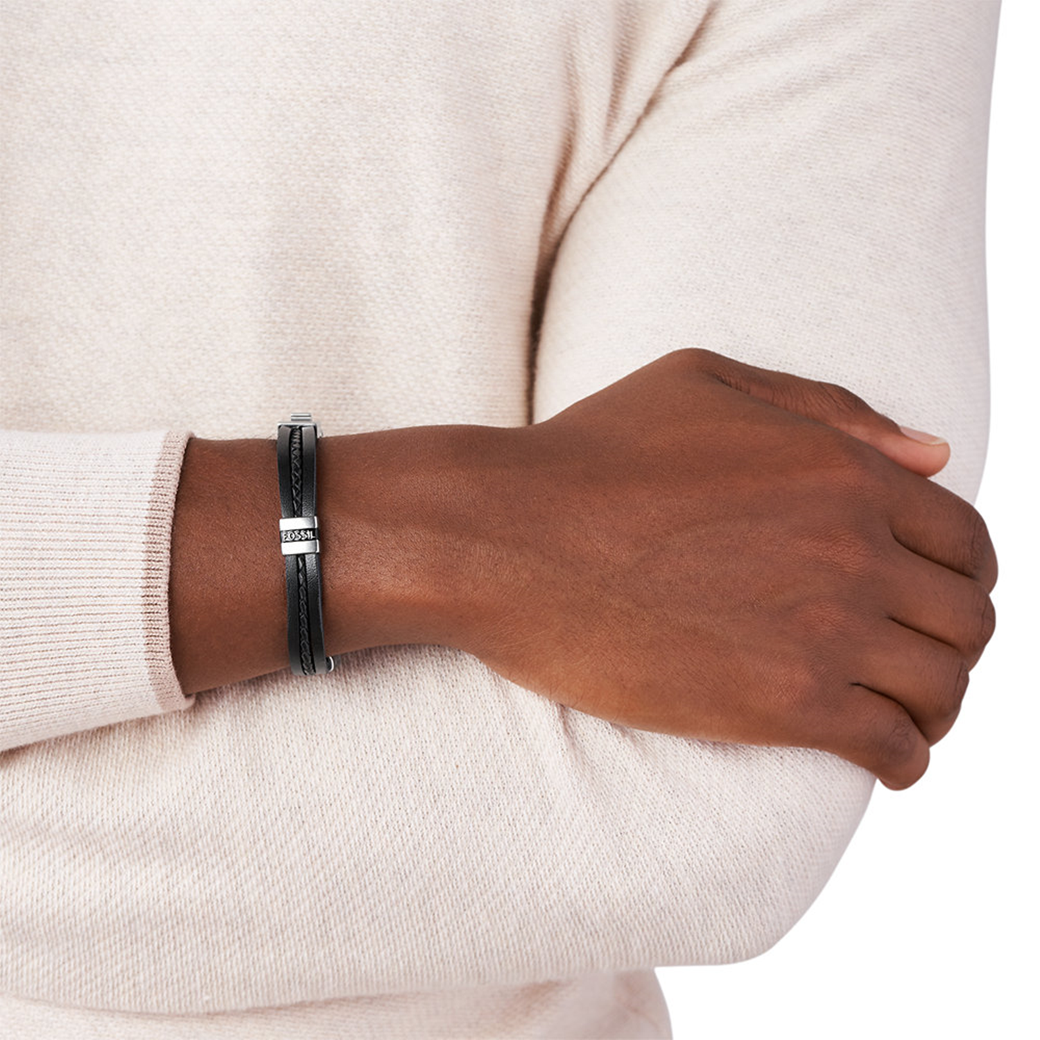 Fossil Townsman Leather Bracelet JF03686040