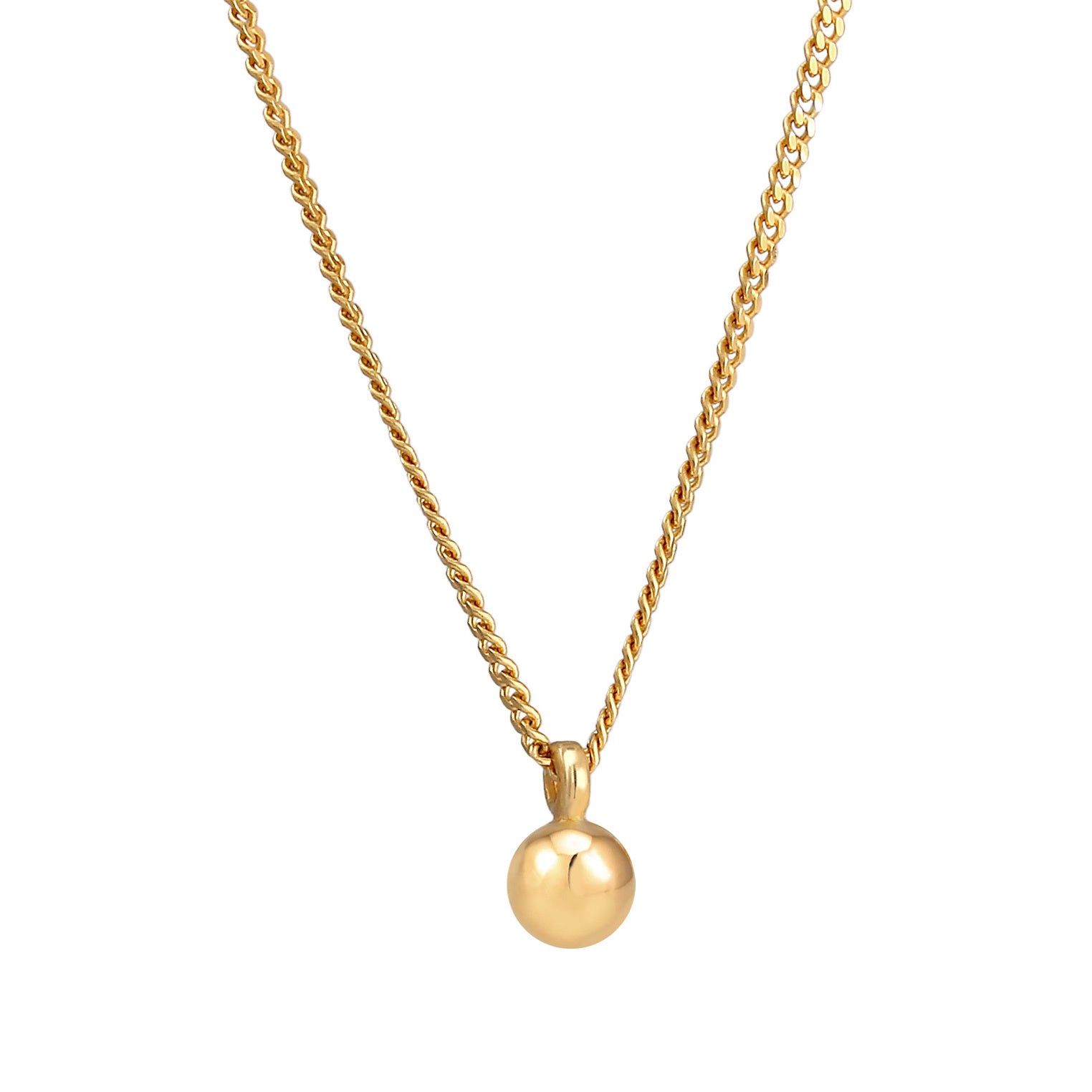 Elli 925 Sterling Silver Link Chain Necklace 2004-BF-0008088-001