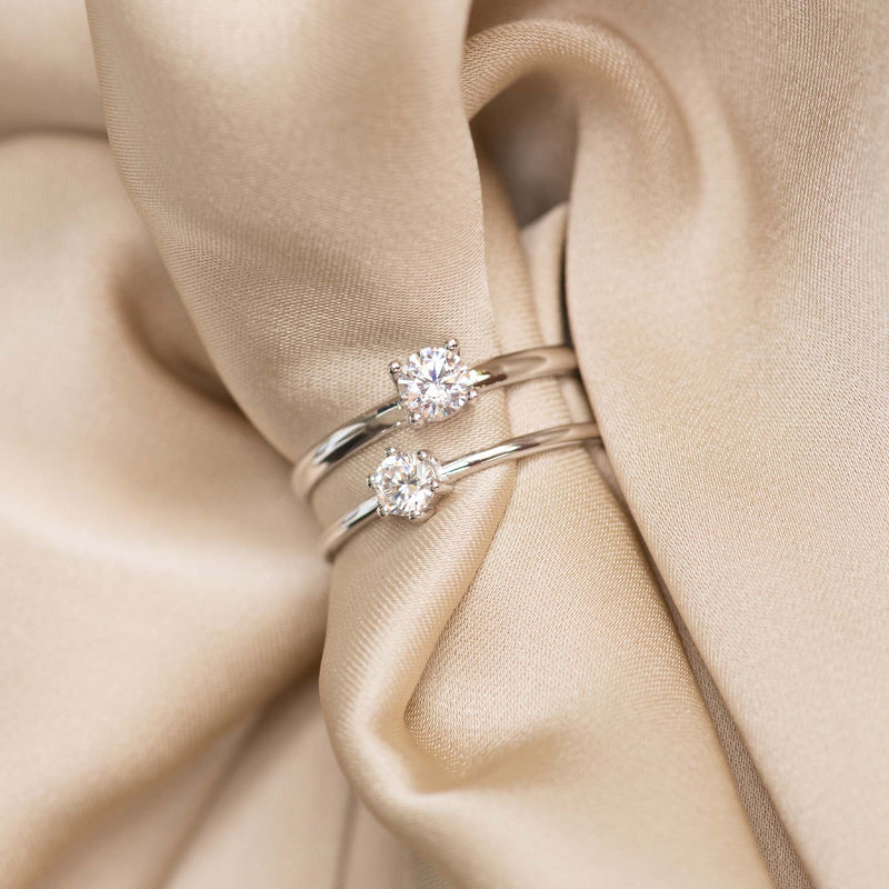 Isabel Bernard Saint Germain Abelle 14 Karat | Weißgold Ring IB330024-48-zoom-