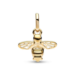 Pandora Moments Bee Charm 762672C01with14 Carat Gold Plating