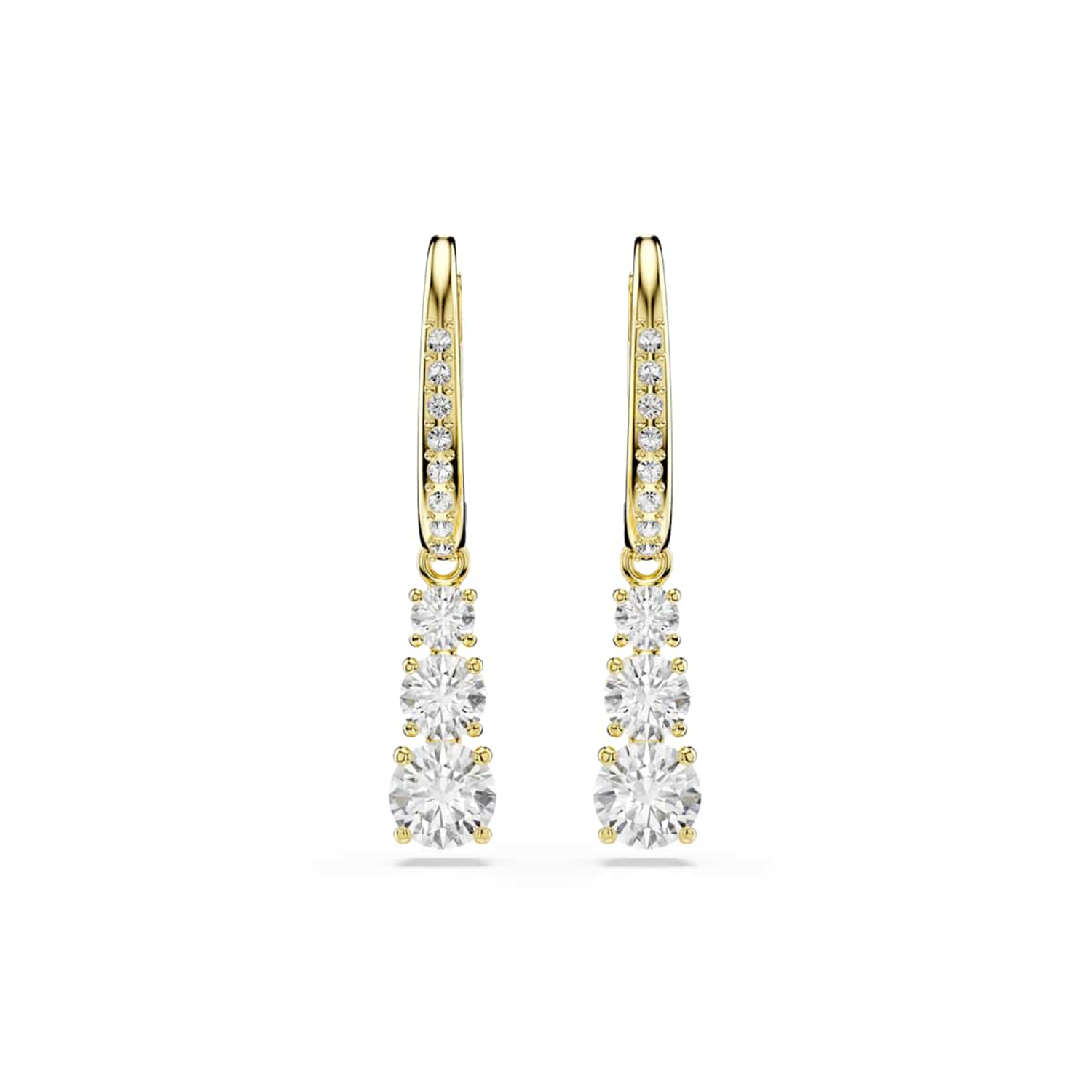 Swarovski Stilla Gold Coloured Earrings 5723300