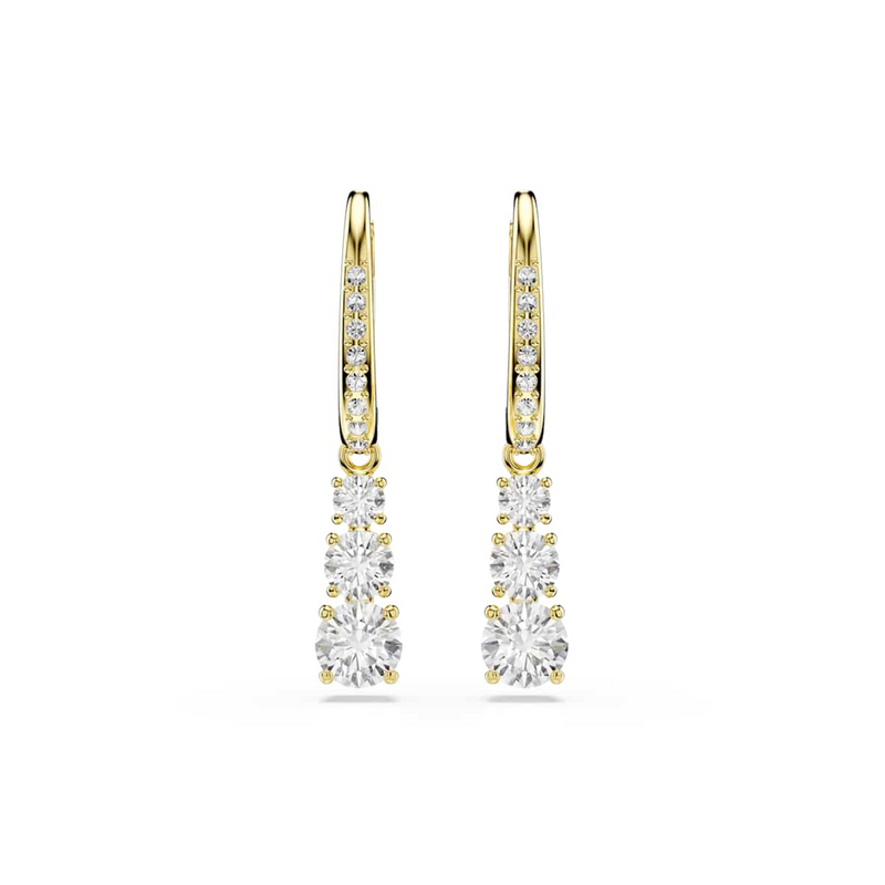 Swarovski Stilla Goldfarbene Ohrringe 5723300-zoom-