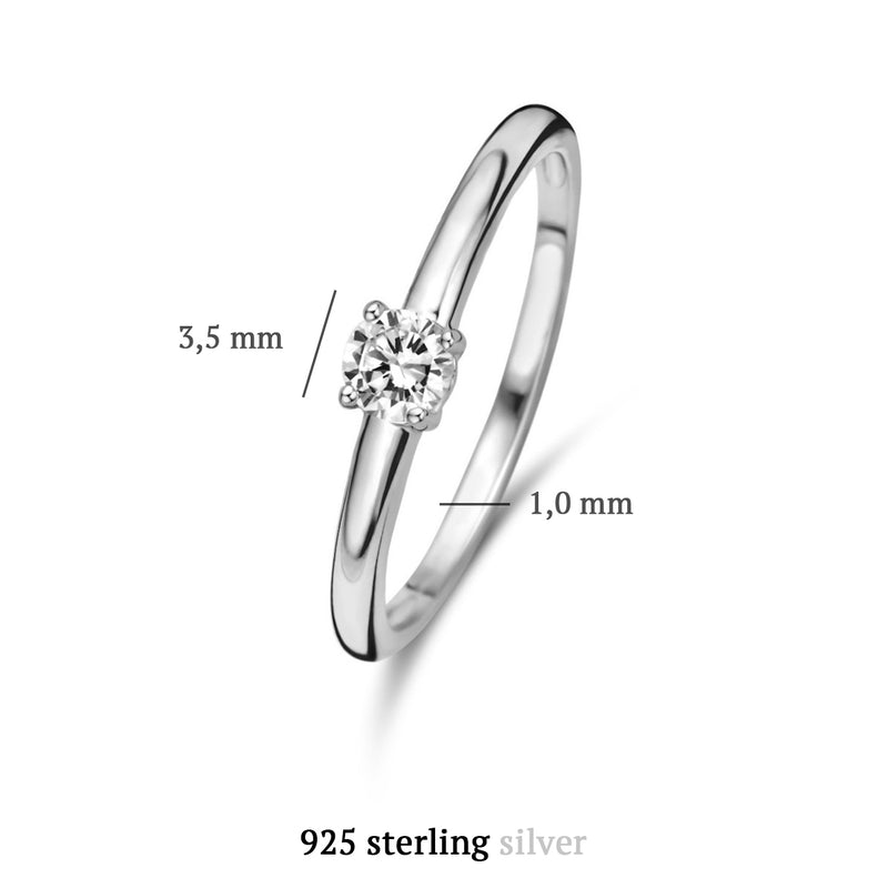 Parte Di Me 925 Sterling Zilveren Bella Vita Milena Ring PDM33003-60-zoom-