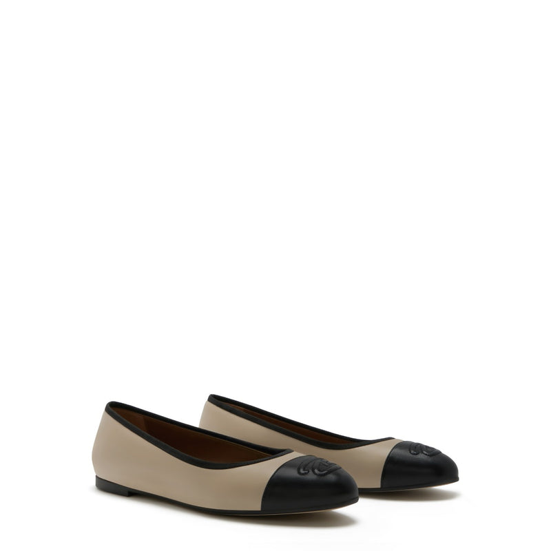 Isabel Bernard Vendôme Ynes Taupe Kalbsleder Ballerinas IB51011-078-36-zoom-