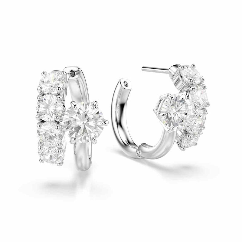 Swarovski Matrix Crash Ohrringe in Silberoptik 5753572-zoom-