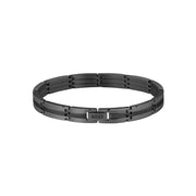 Hugo Boss Edelstahl Schwarzes Herren Gliederarmband HBJ1580804