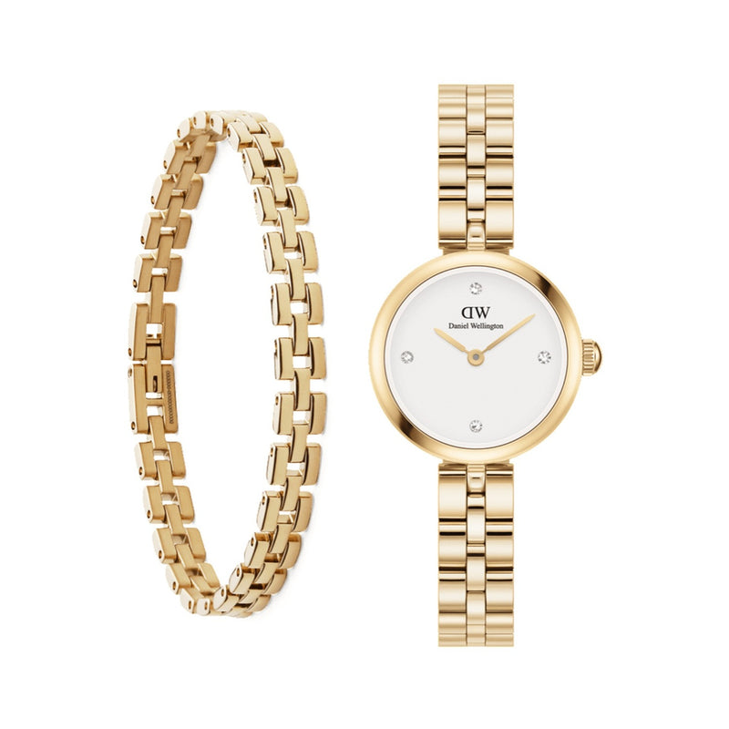 DW COMBO Elan Goldfarbenes Damen Geschenkset DW00590022-zoom-