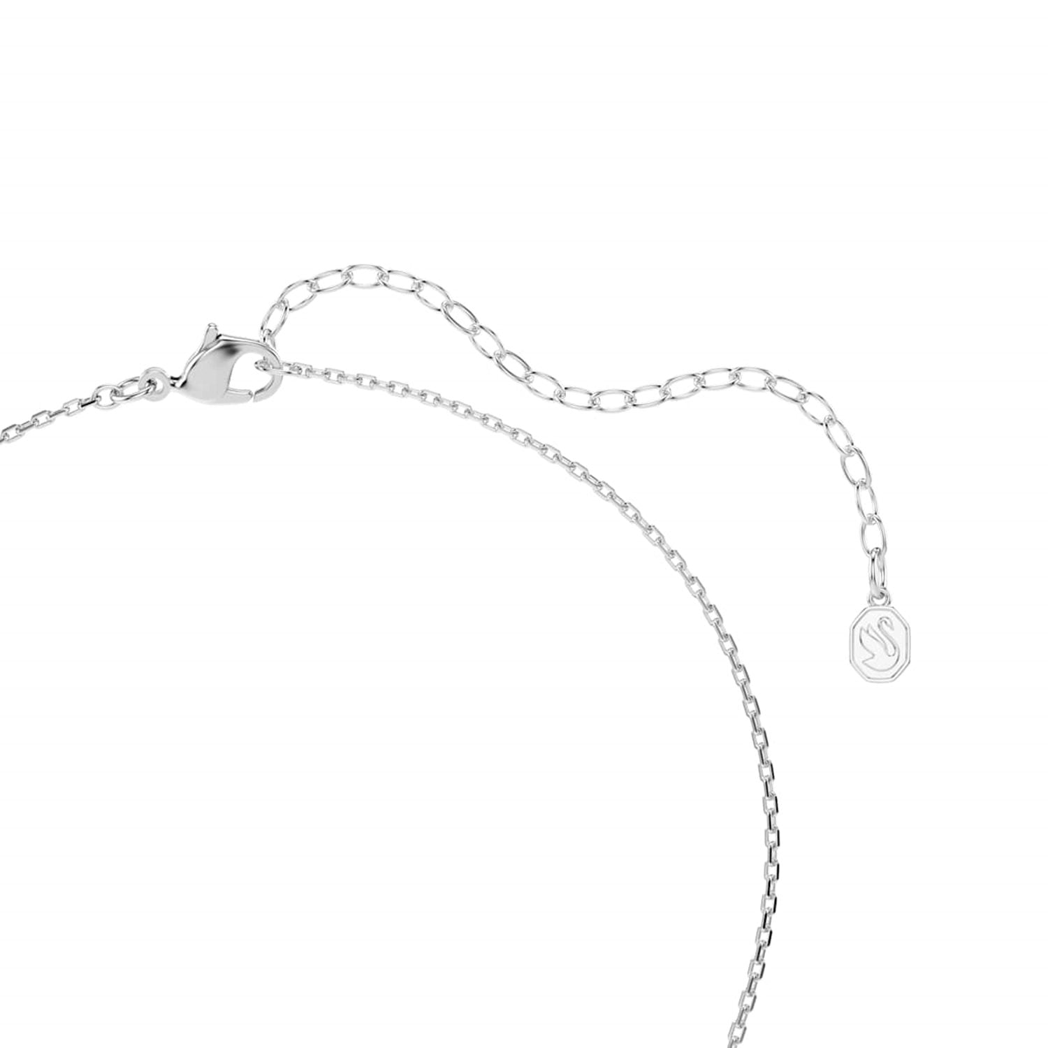 Swarovski Chroma Silver-Tone Necklace with Pink Accents 5757789