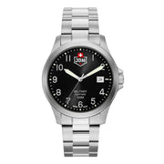 JDM Military Alpha I Schwarze Herrenuhr JDM-WG001-09