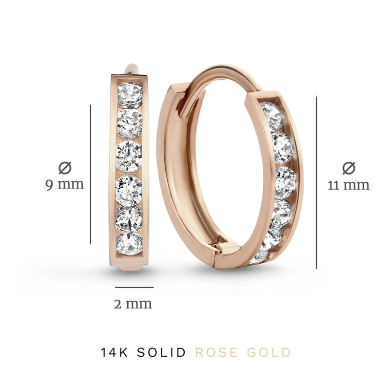 Isabel Bernard Cadeau d'Isabel 14 Karat | Roségold Earparty Geschenksets IB90055-zoom-