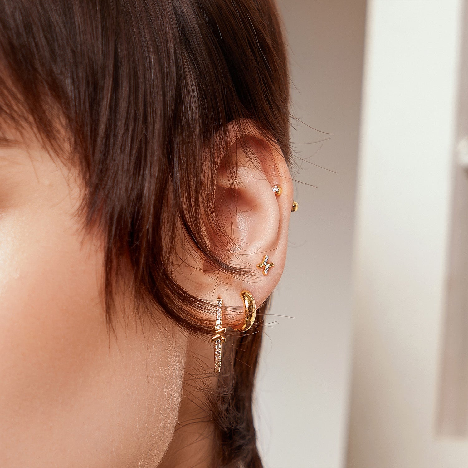 Ania Haie Dusk Divas 925 Sterling Silver Earrings 2002-AH-E061-10G