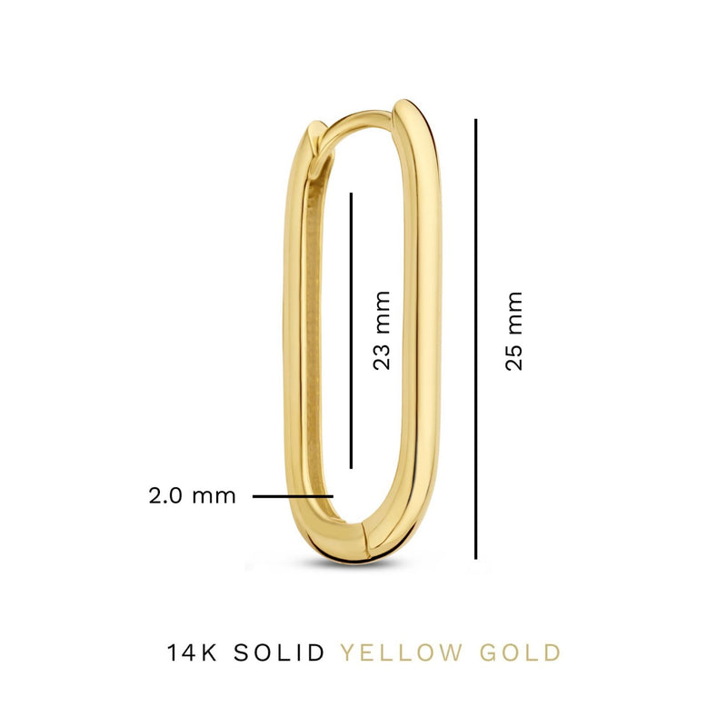 Isabel Bernard Rivoli Aimée 14 Karat | Gold Reif-Ohrringe IB360237-zoom-