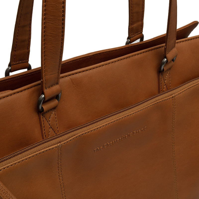 The Chesterfield Brand Fidenza damen Laptoptasche Kognak C38.020631-zoom-