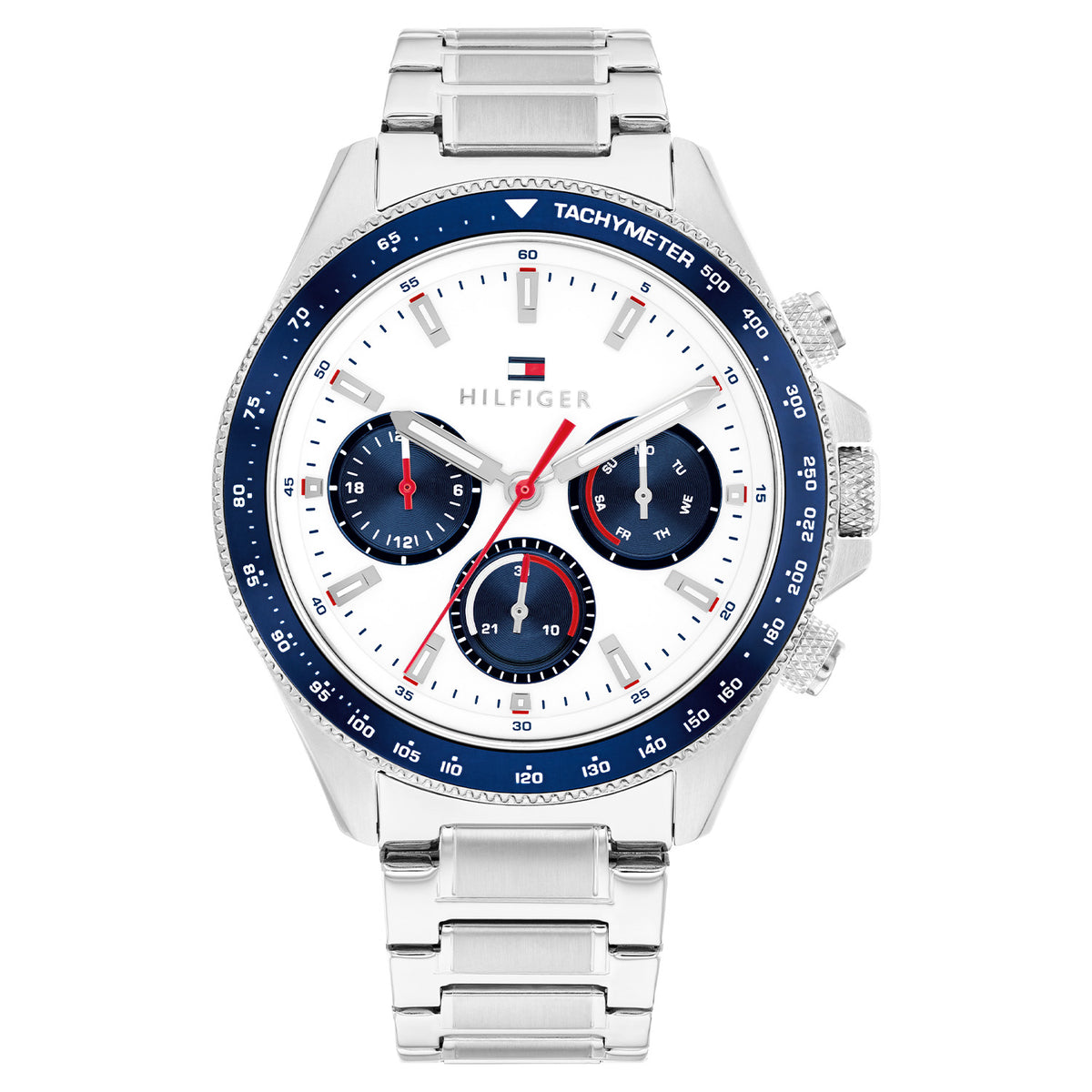 Tommy Hilfiger Clark Wit Heren Horloge 2002-TH1792238